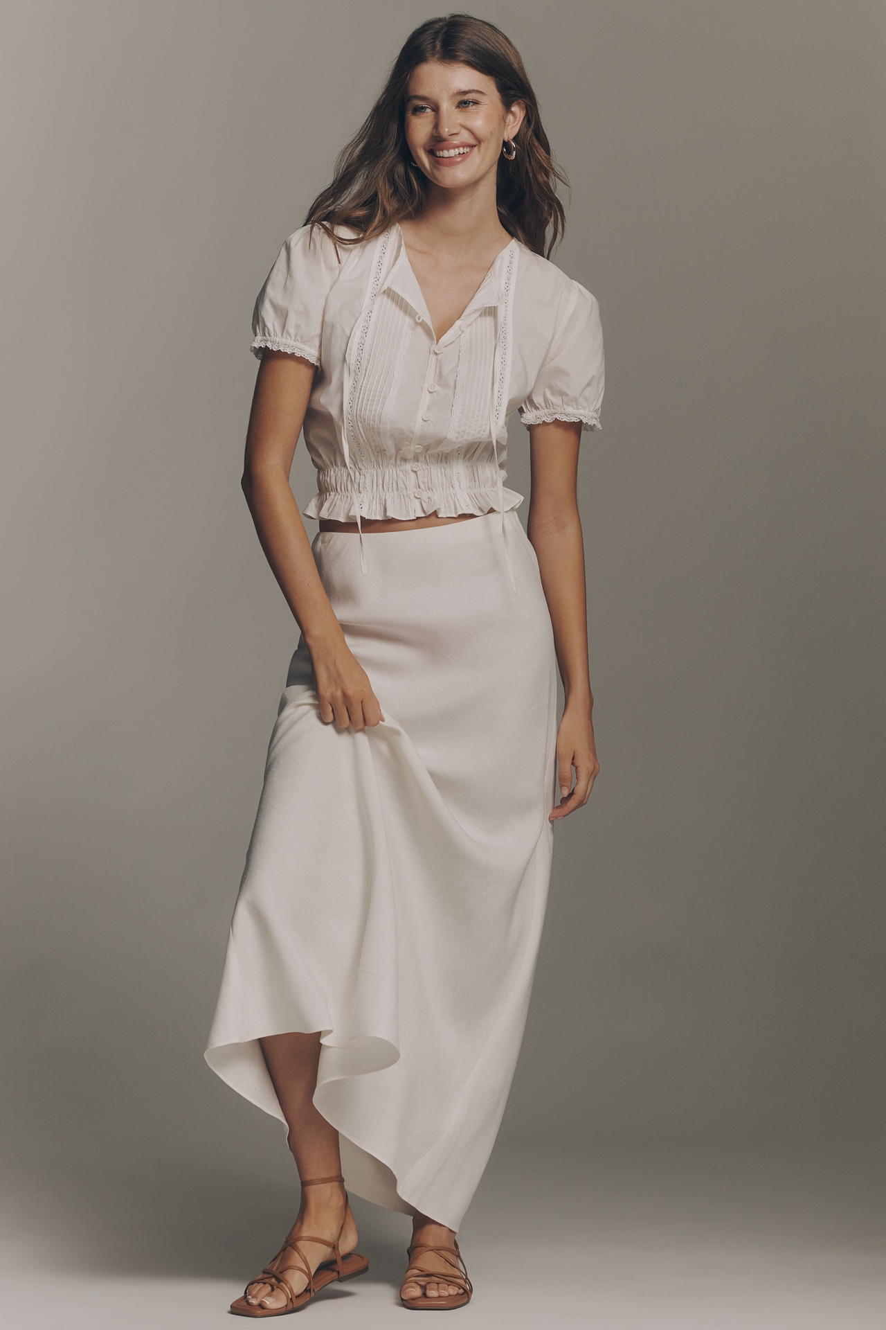 Faithfull The Brand Fiora Lace Blouse