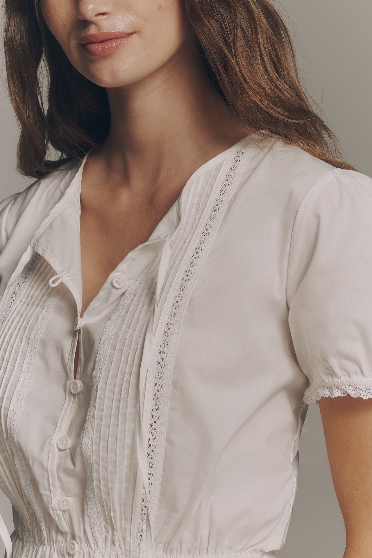 Faithfull The Brand Fiora Lace Blouse