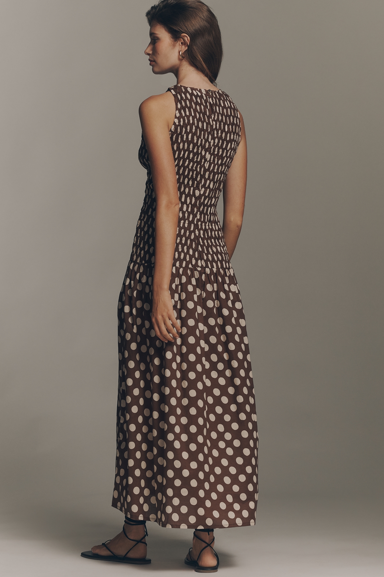 Faithfull The Brand Luisa Smocked Maxi Dress