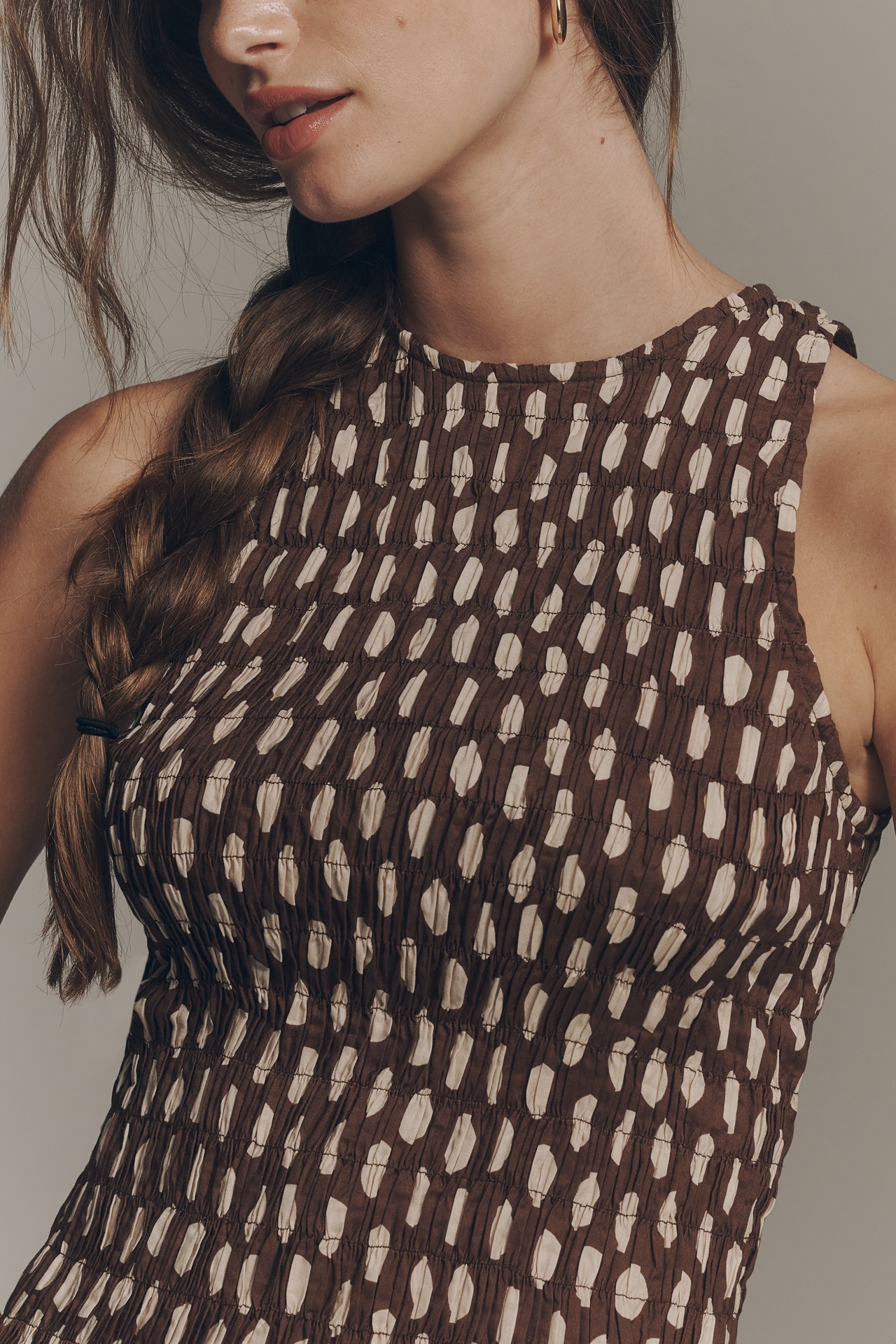 Faithfull The Brand Luisa Smocked Maxi Dress
