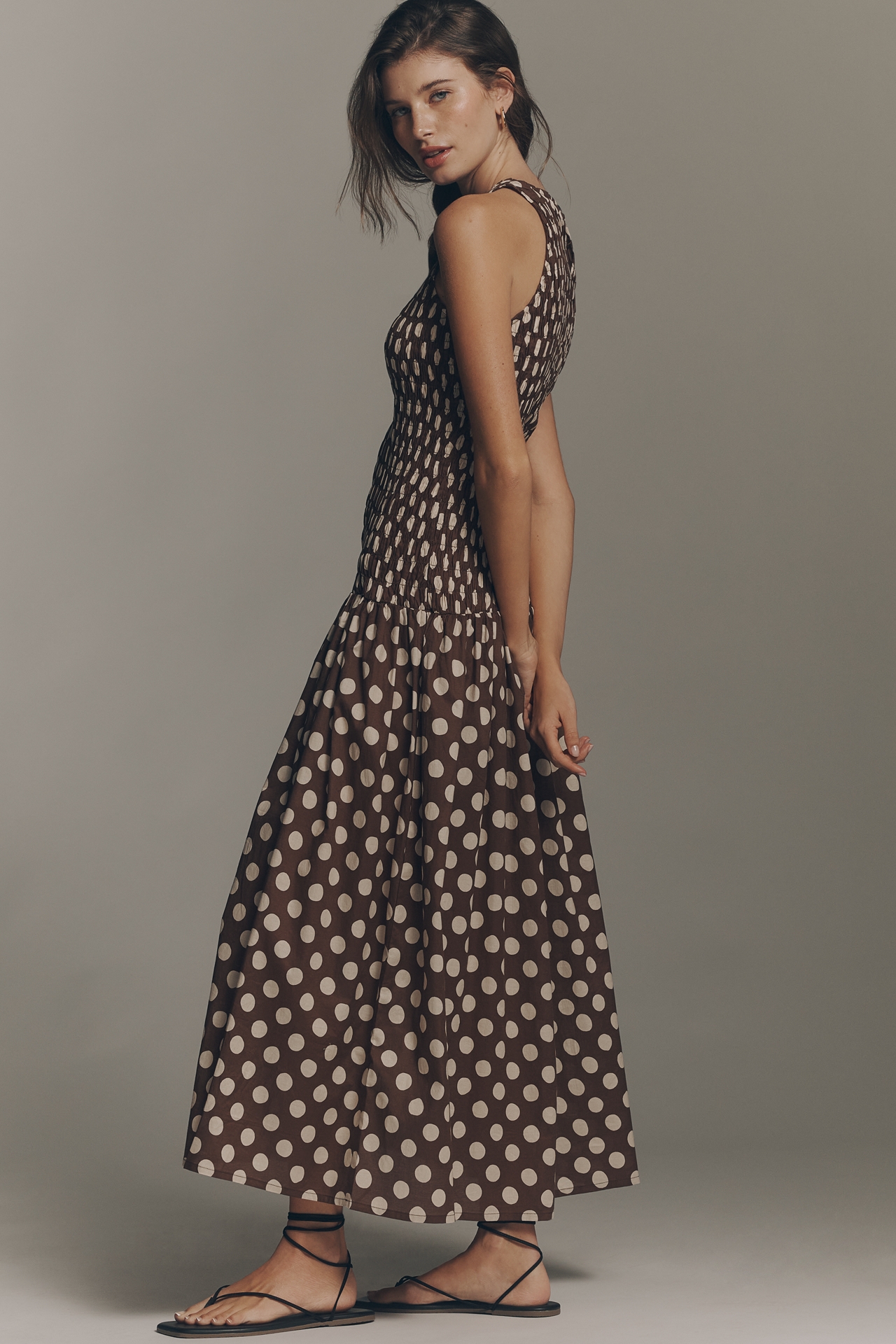 Faithfull The Brand Luisa Smocked Maxi Dress