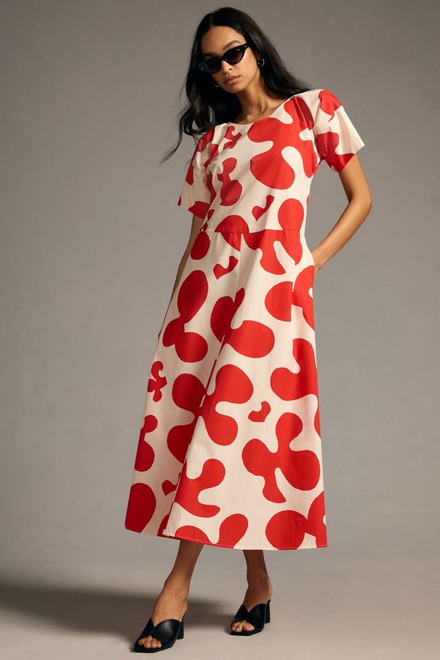 Marimekko Fenja Pulloposti Poplin Dress #3