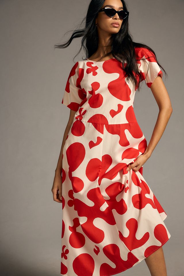 Marimekko Fenja Pulloposti Poplin Dress | Anthropologie