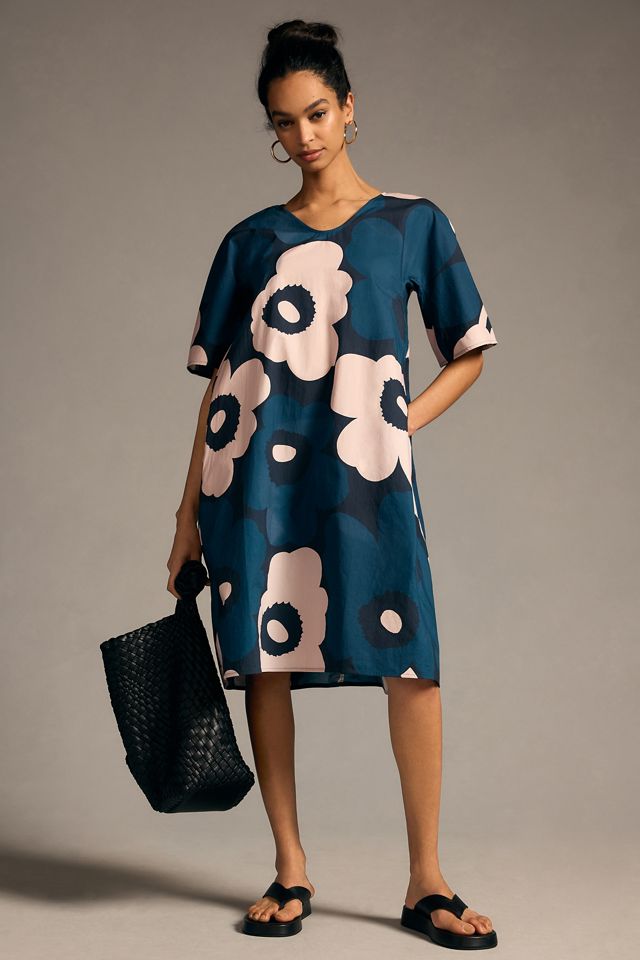 marimekko a line dress Marimekko Migot Unikko Dress, Black