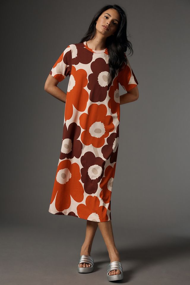 marimekko Unikko Clarfe dress M ワンピース marimekko Unikko Clarfe dress M ワンピース marimekko（マリメッコ