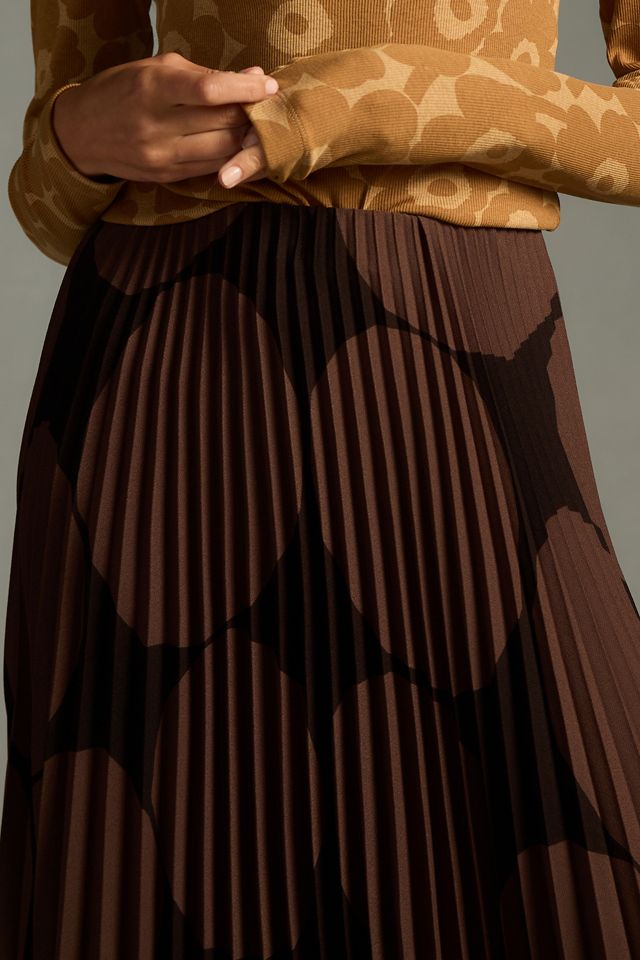 Marimekko Kyllikki Kivet Plissée Skirt | Anthropologie