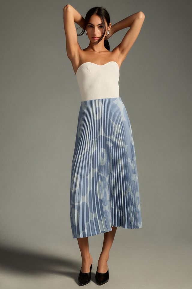 k*r様 最終値下げ！美品 marimekko Unikko Kylikki ス Marimekko Kyllikki Unikko Plissée Skirt | Anthropologie