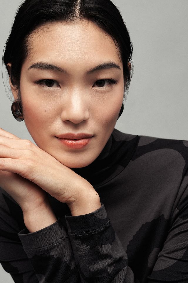 Marimekko Cavea Unikko Jersey Turtleneck Midi Dress | Anthropologie