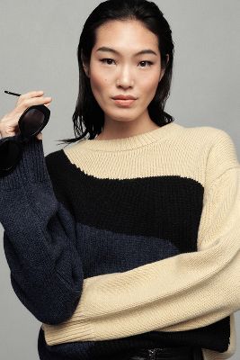 Marimekko Kolonni Seireeni Knit Pullover Sweater | Anthropologie