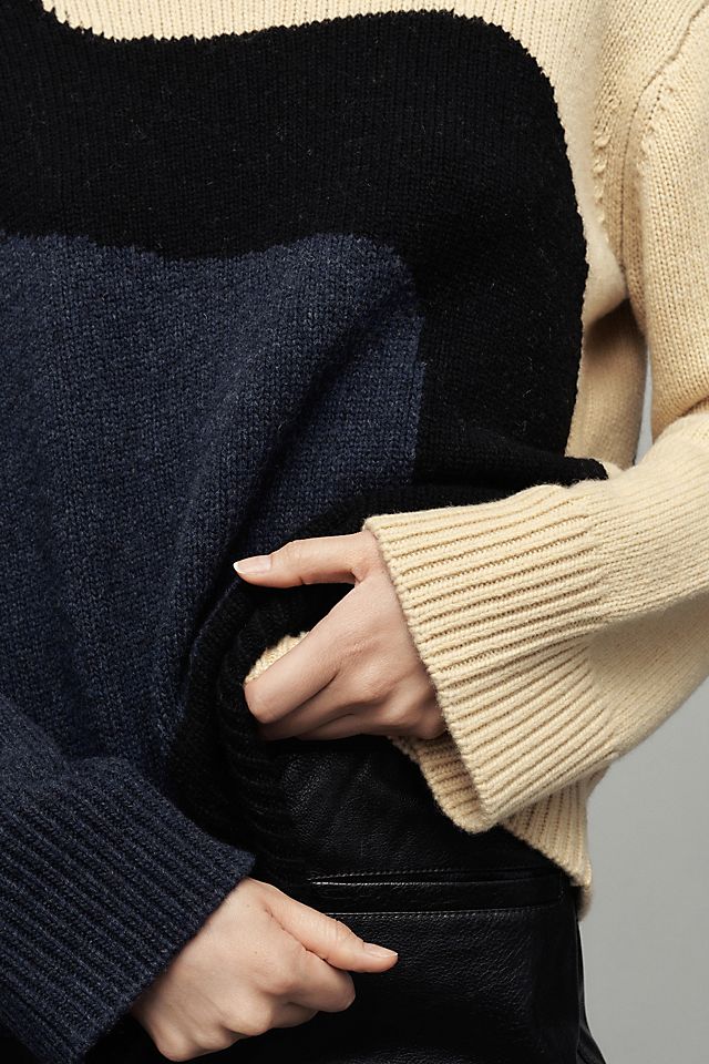 Marimekko Kolonni Seireeni Knit Pullover Sweater | Anthropologie