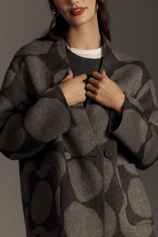 Marimekko Entasis Kivet Wool Coat