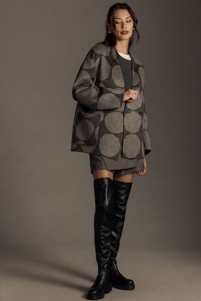 Marimekko Entasis Kivet Wool Coat