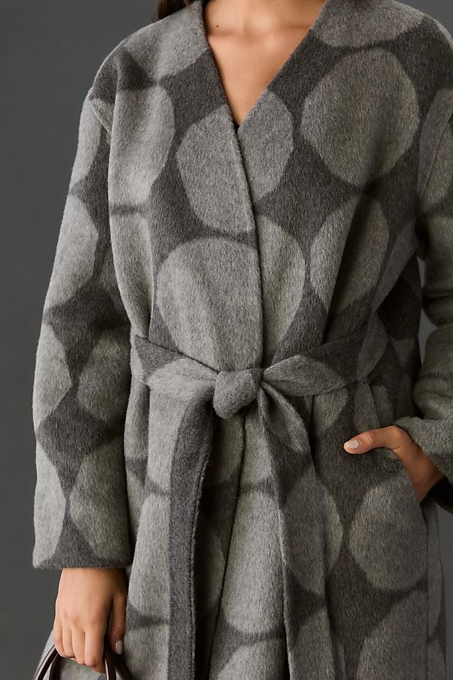 Marimekko Elfa Kivet Wool Coat