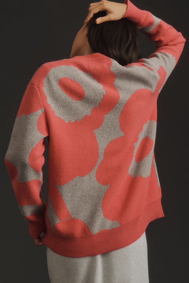 Marimekko Sif Unikko Wool Cardigan Sweater #1