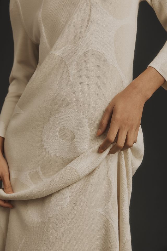 Marimekko Putrido Unikko Knitted Wool Dress #4