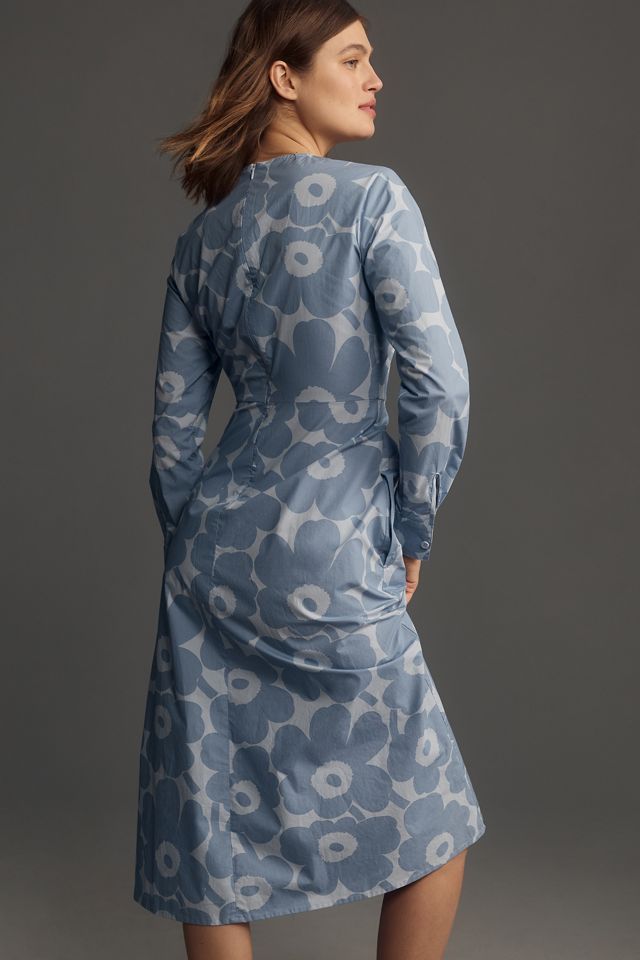 【新品未使用】Marimekko KATSE UNIKKO Dress 36 Marimekko Katse Unikko Midi Dress | Anthropologie