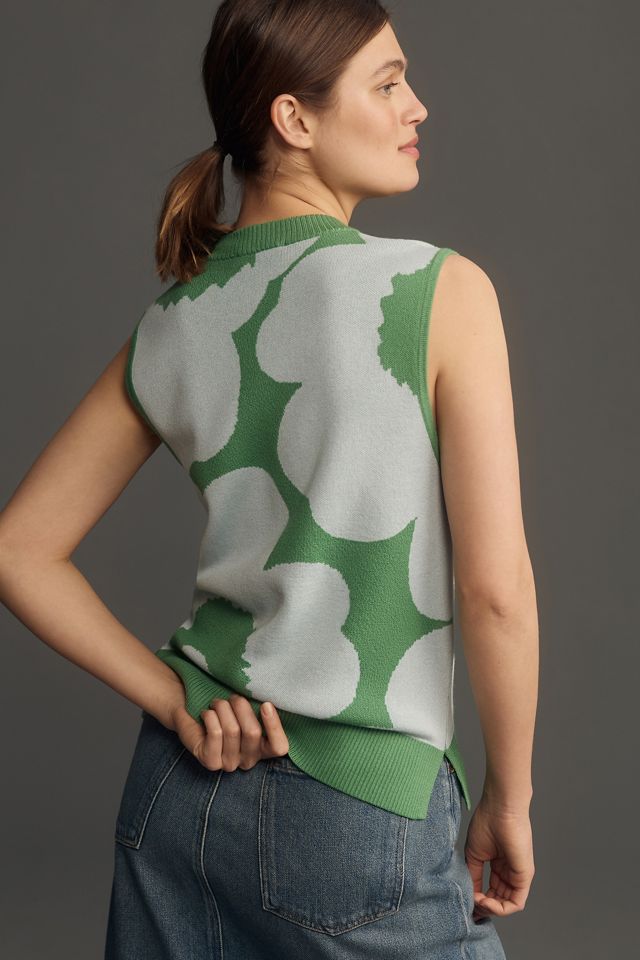 Marimekko Kulma Unikko Knitted Wool Vest | Anthropologie