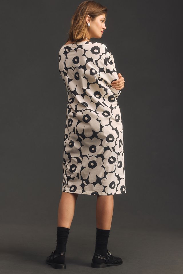 Marimekko Piata Unikko Jersey Midi Dress #1