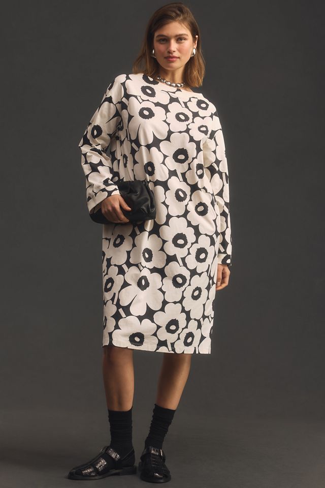 Marimekko Piata Unikko Jersey Midi Dress #3
