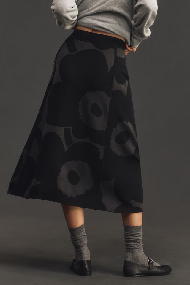Marimekko Kaukainen Unikko Knit Skirt #3