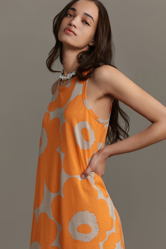 Marimekko Liplatus Unikko Jersey Dress #1