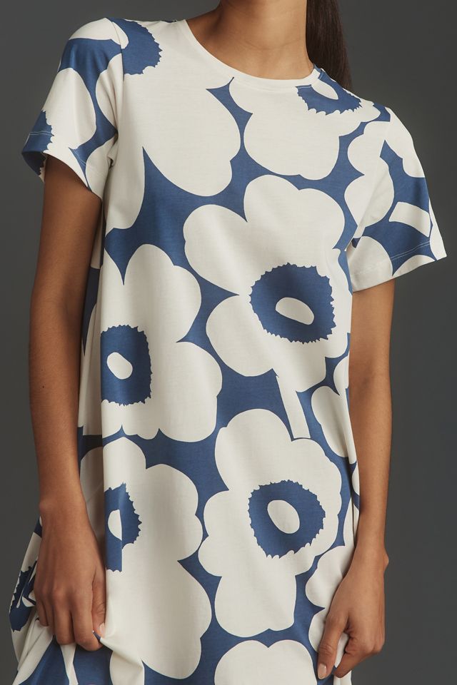 Marimekko Pisteinen Unikko Jersey Midi Dress | Anthropologie