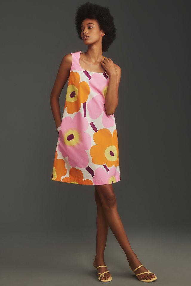 Marimekko Kestit Unikko Poplin Midi Dress | Anthropologie