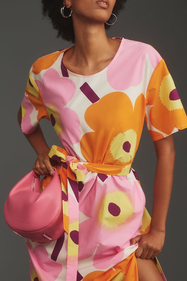 Marimekko Kemut Unikko Poplin Midi Dress | Anthropologie