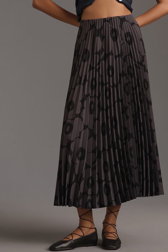 Marimekko Myy Unikko Plissé Skirt | Anthropologie