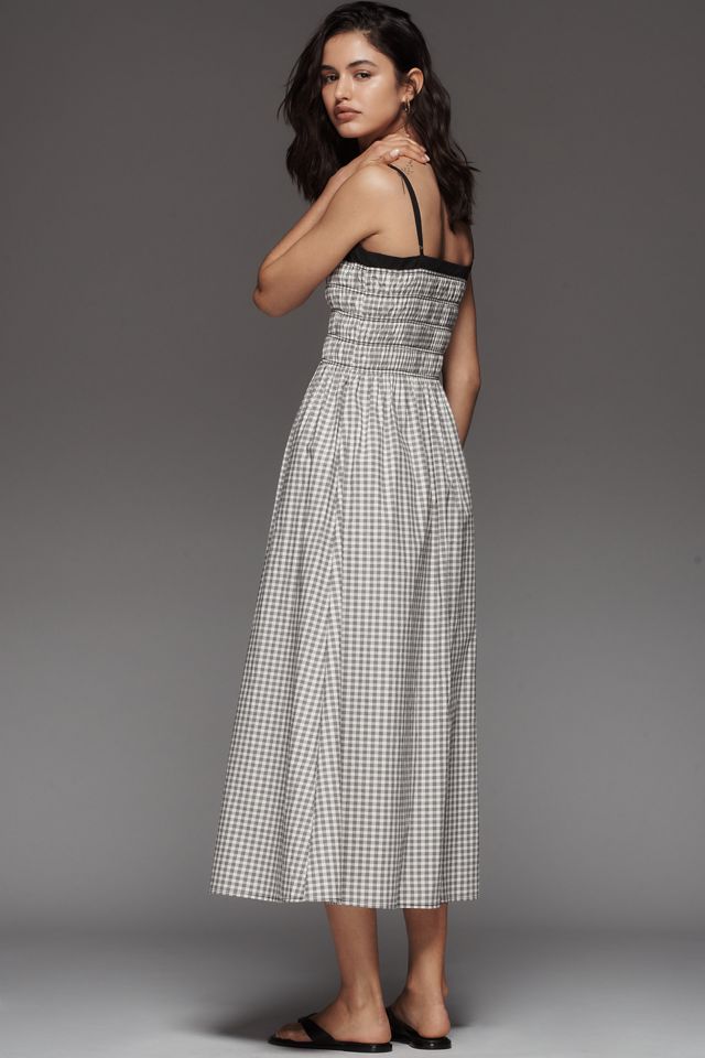 Rails Primrose Sleeveless Shirred Midi Dress | Anthropologie