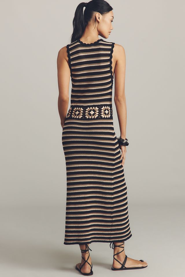 Rails Coco Sleeveless Crochet Midi Dress #1