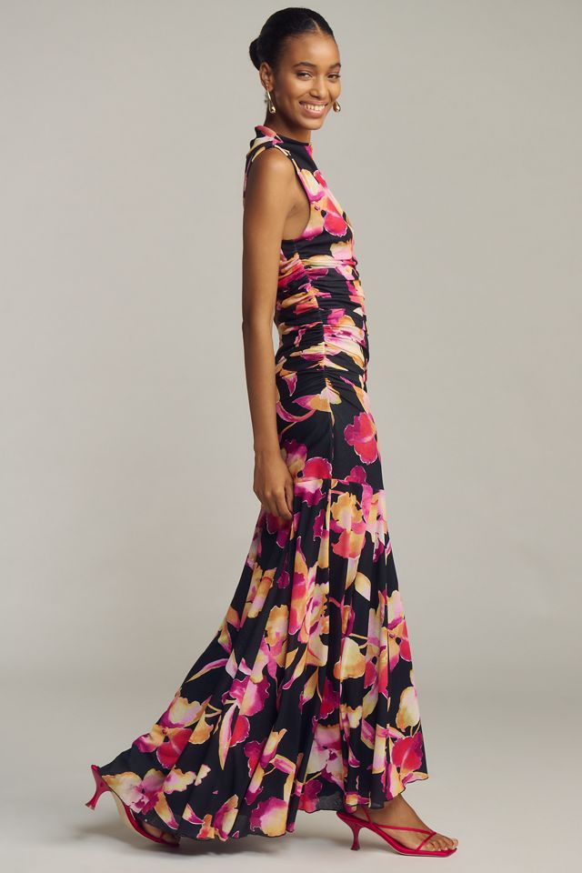 Rails Cosmos Sleeveless High-Neck Ruched Maxi Dress #3