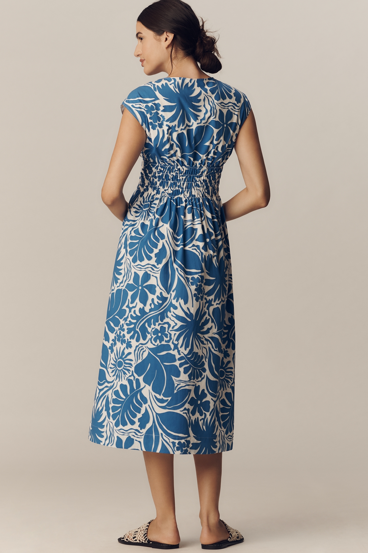 Rails Roxanne Sleeveless V-Neck Midi Dress