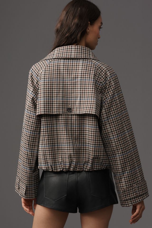Rails Jett Double-Breasted Crop Trench Coat #2