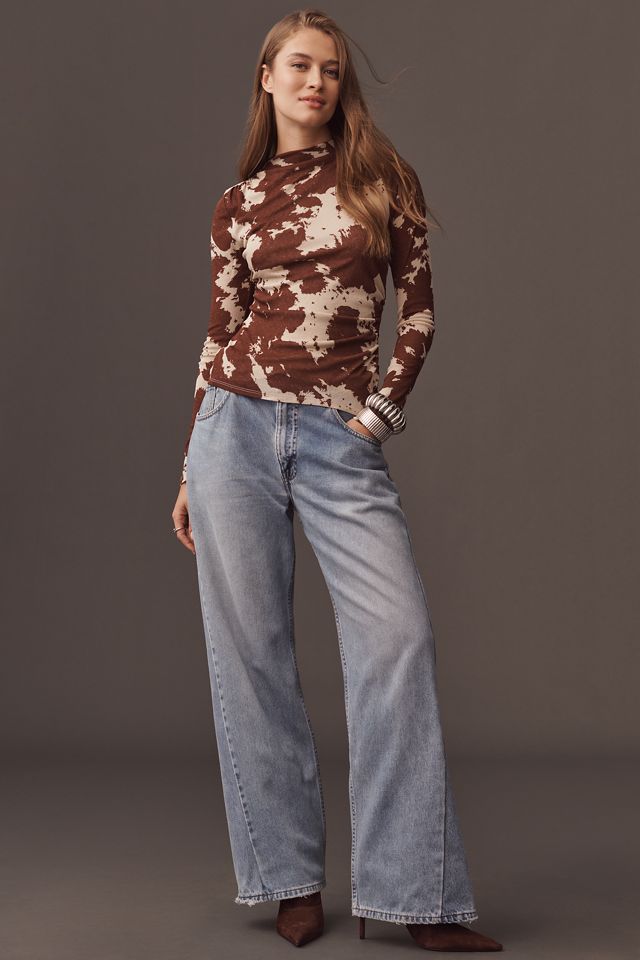 Rails Joelle Long-Sleeve Shirred Top #2