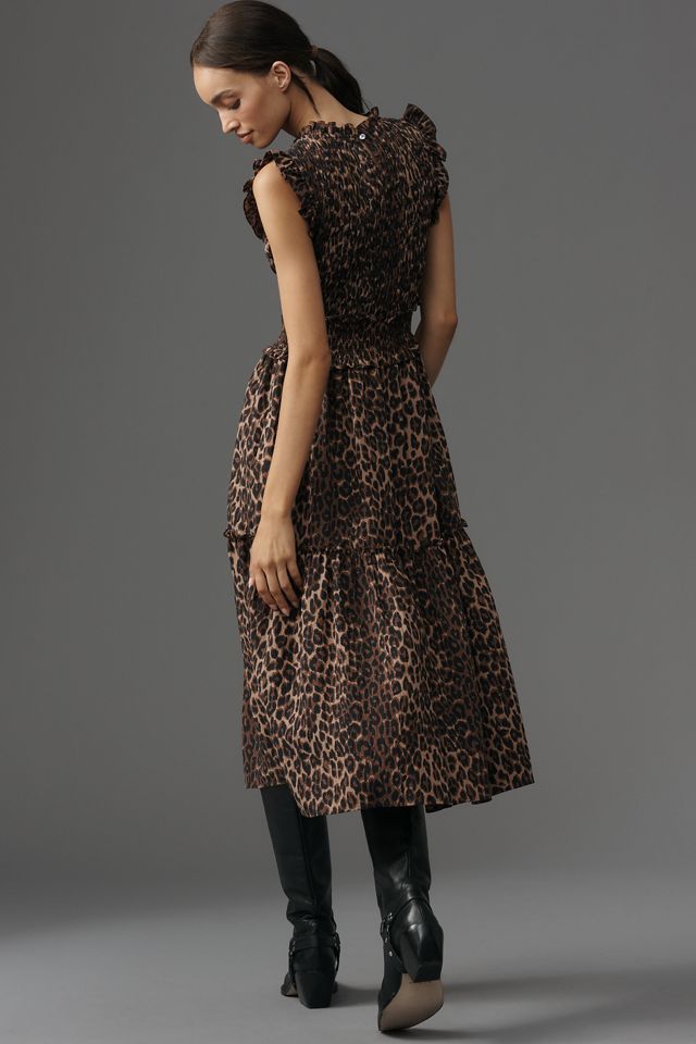 Rails Vivier Sleeveless Smocked Midi Dress #1