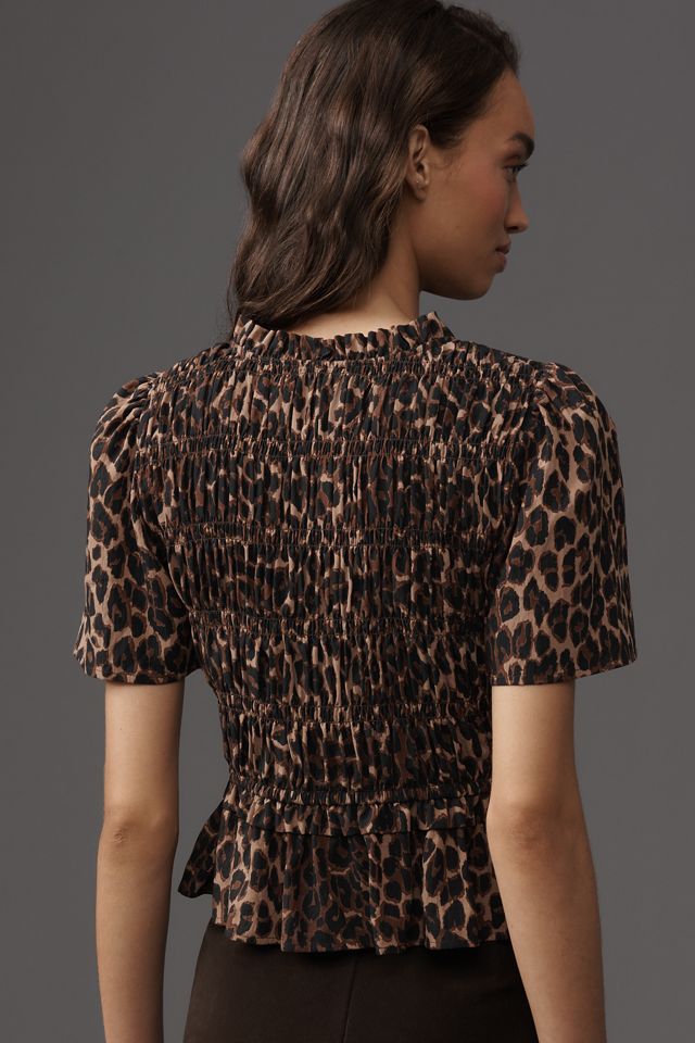 Rails Portia Short-Sleeve V-Neck Blouse #1