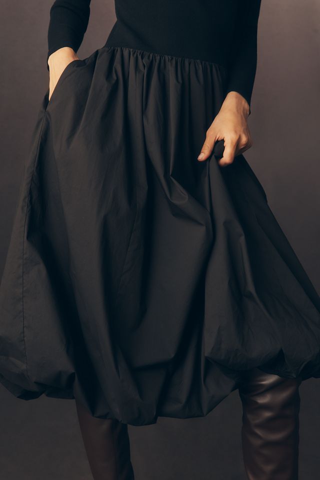 Rails Romana Knit Bubble-Hem Midi Dress #2