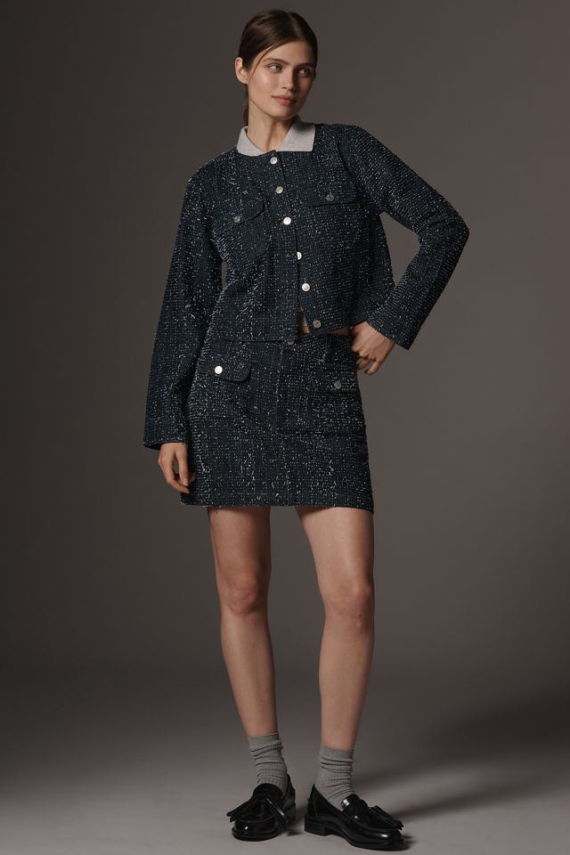 Rails Capistrano Denim Tweed Jacket #2