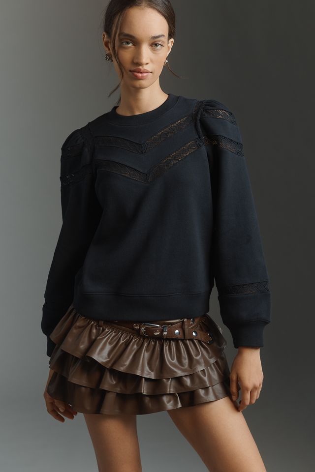 Rails Isles Crew-Neck Lace Pullover #1