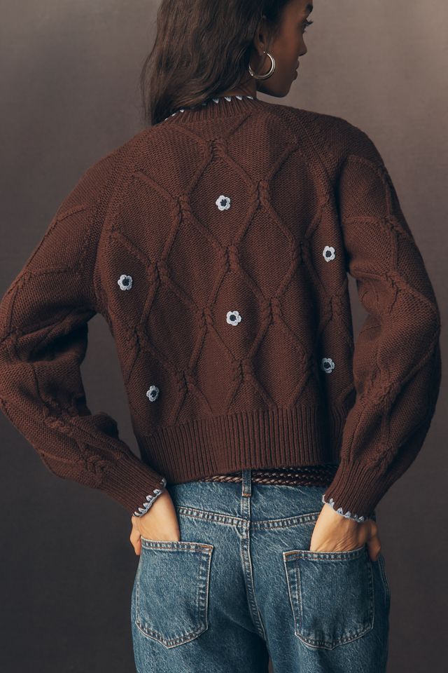 Rails Laurie Crew-Neck Long-Sleeve Cardigan Sweater | Anthropologie