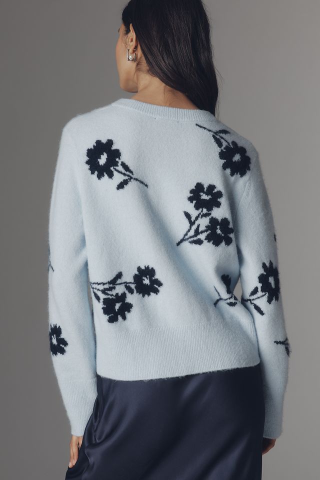 Rails Anise Floral Crew-Neck Sweater | Anthropologie