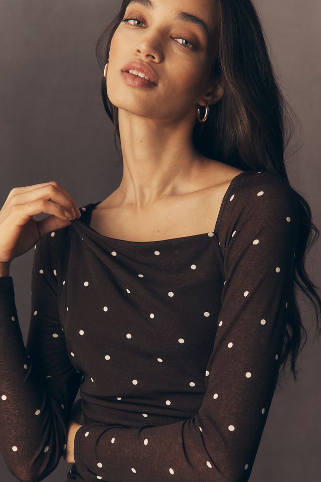 Rails Celano Dress Xsmall / Cocoa Polka Dots