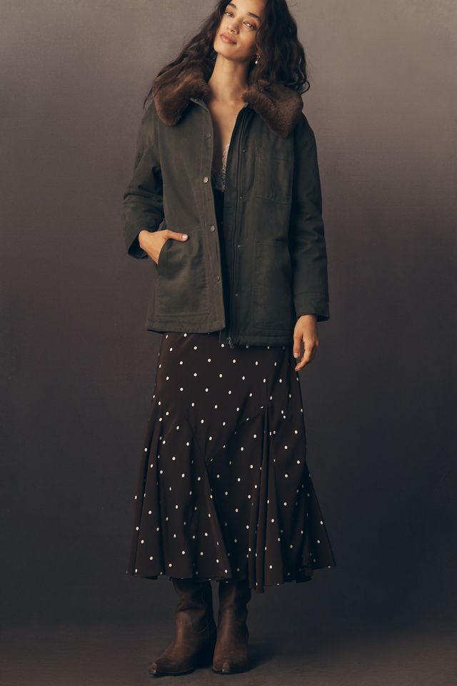Rails Tessuto Faux Fur Collar Jacket | Anthropologie