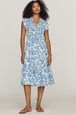 The Tommie Zip-Front Midi Dress | Drop Waist Style | Anthropologie
