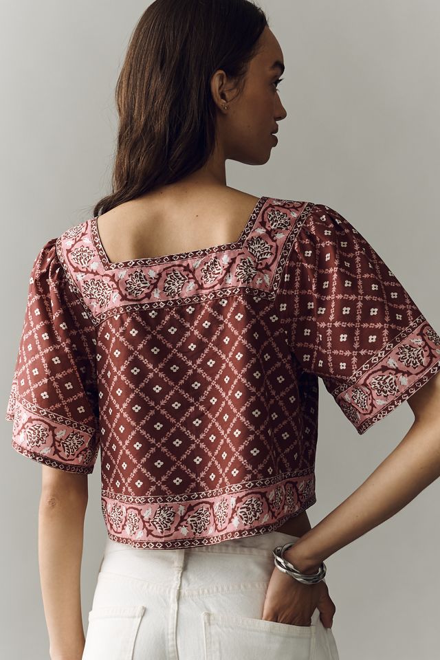 Rails Ellen Cotton Short Sleeve Blouse #1
