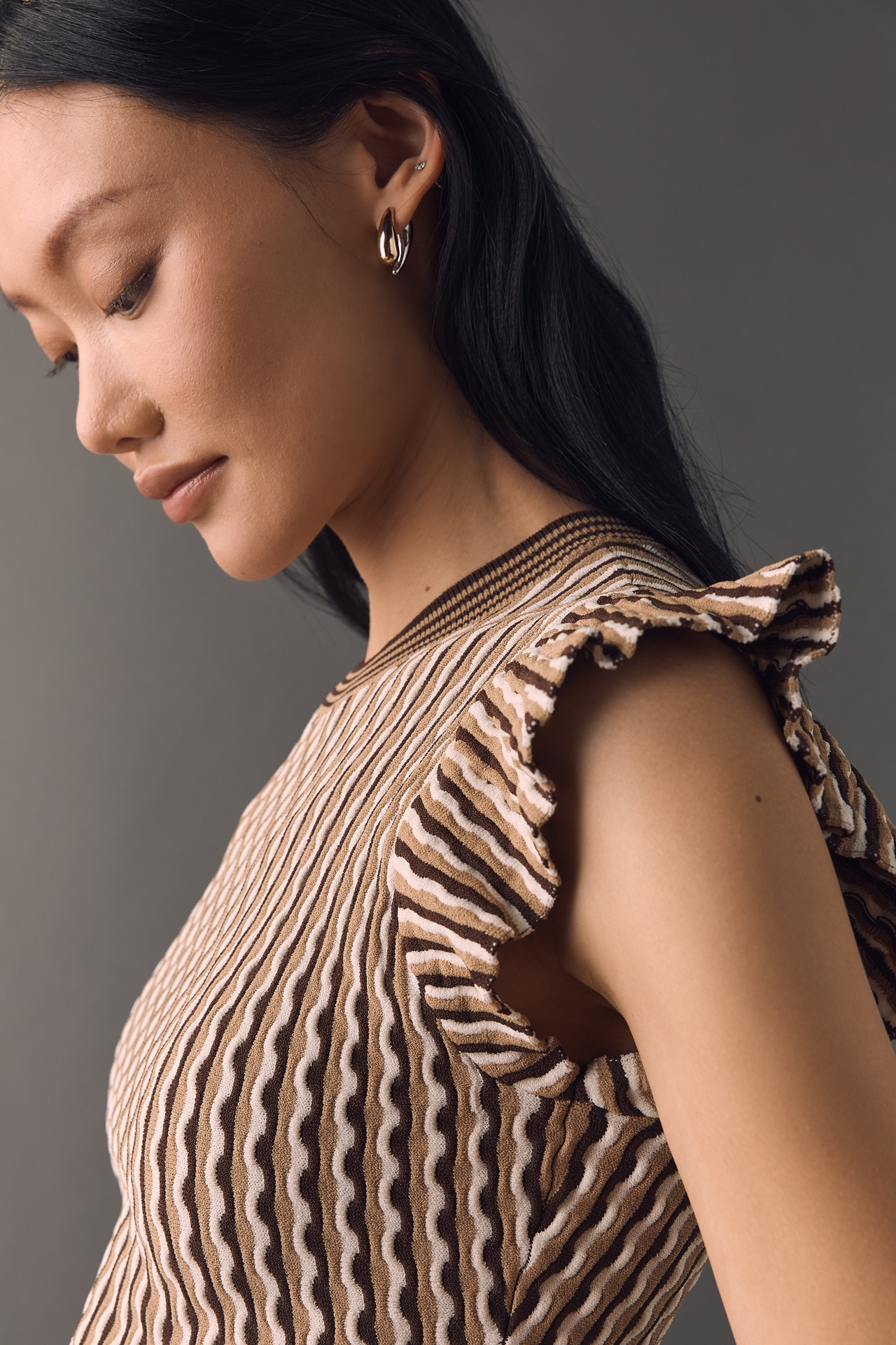 Rails Bryn Ribbed Peplum Tank 