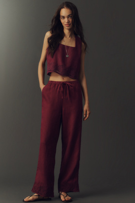 Emmie Linen Drawstring Pants