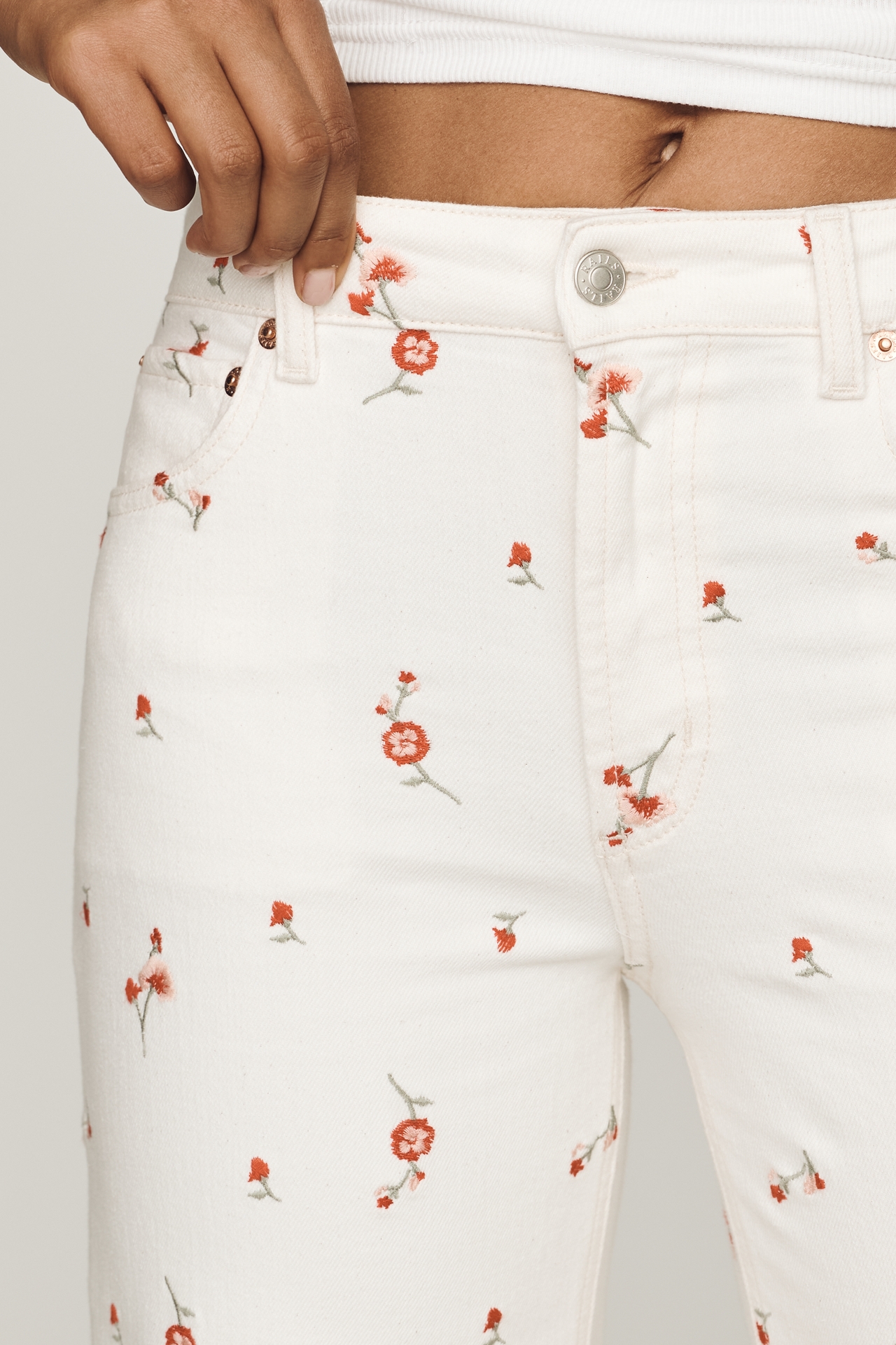 Rails Getty Floral Crop Jeans