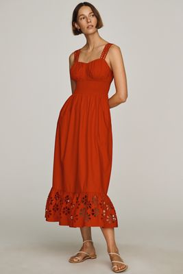 Maeve Cutout Midi Dress | Anthropologie
